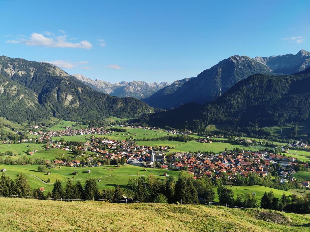 Ferienwohnung Wiesenblick Bad Hindelang Bagian luar foto